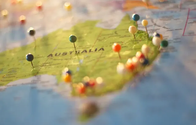 澳洲eSIM推介：澳洲地圖