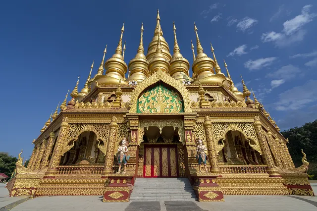 xishuangbanna china mengle dafo buddhist temple