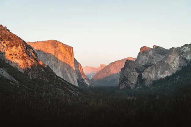 Yosemite National Park at sunset