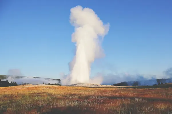 Le geseyr Old Faithful au parc national Yellowstone