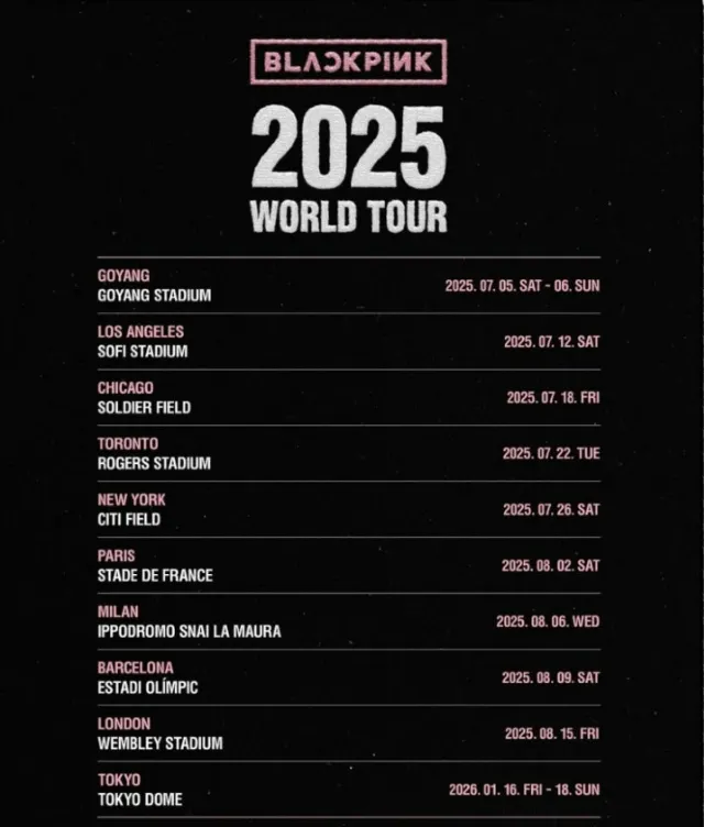 블랙핑크 콘서트