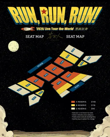 Accusefive Singapore Concert 2026 Seating Map