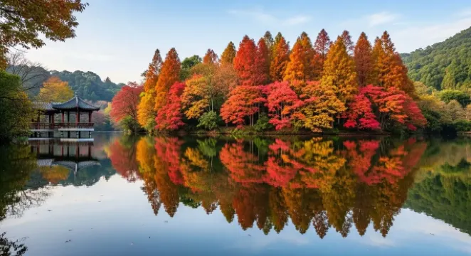 台灣紅葉2025東部:宜蘭明池國家森林遊樂區