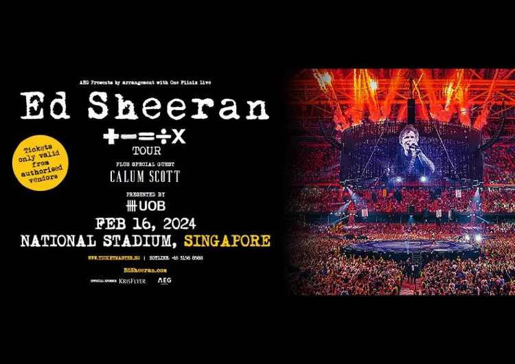 Ed Sheeran: +-=÷x Tour in Singapore