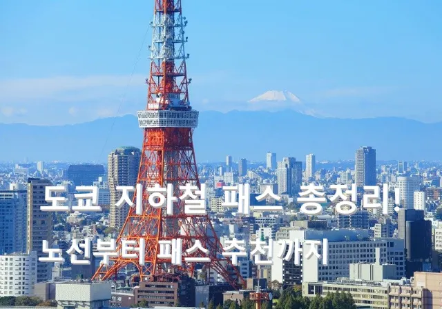 도쿄 여행 도쿄 지하철