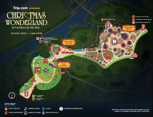 Christmas Wonderland 2025 Festival Map