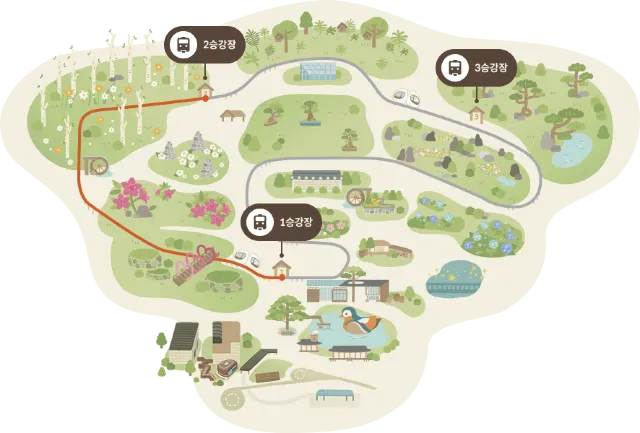 화담숲 모노레일