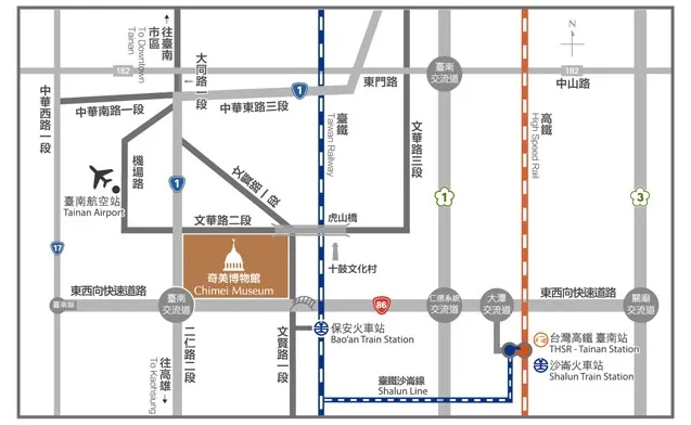 奇美博物館 交通