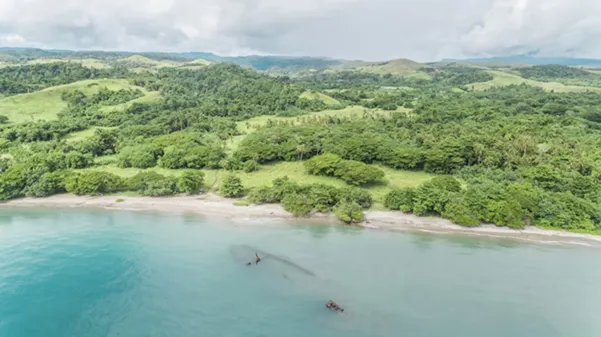 Vue de la province du Guadalcanal dans les îles Salomon