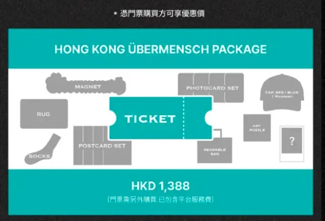 GD展覽門票套餐選項