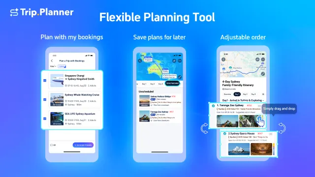 Trip planner features