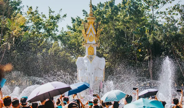 xishuangbanna china water splashing festival