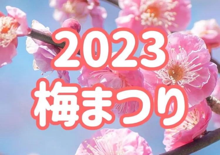 　【2023】梅の名所・梅まつり開催情報｜梅を楽しむおすすめスポット5選