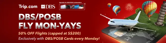 Trip.com Promo Code Singapore: DBS/POSB Cards Travel Promo