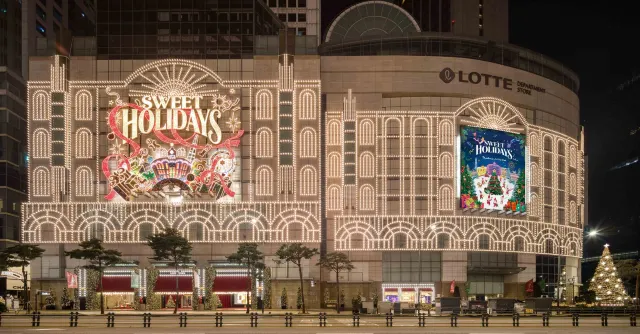 명동 롯데백화점 본점 크리스마스