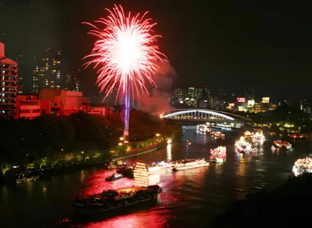 大阪•天神祭奉納花火