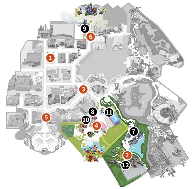 2025年聖誕區域地圖