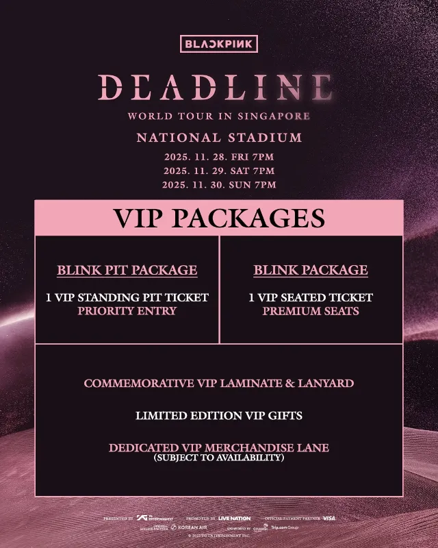 BLACKPINK Concert 2025 VIP Benefits