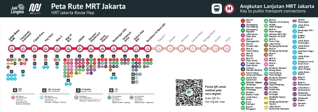 peta MRT jakarta