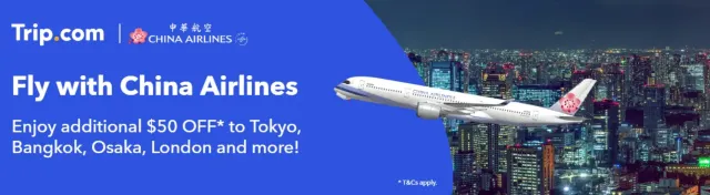 Trip.com Promo Code Australia: Fly with China Airlines