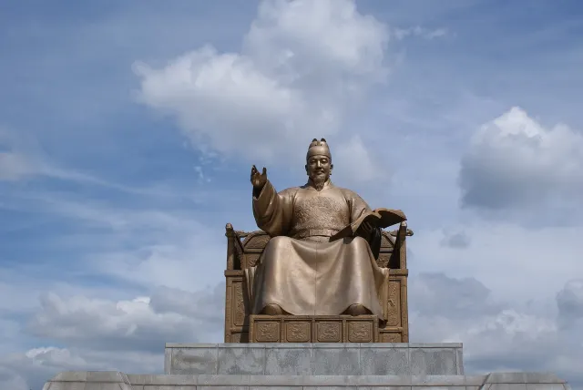광화문광장 세종대왕동상