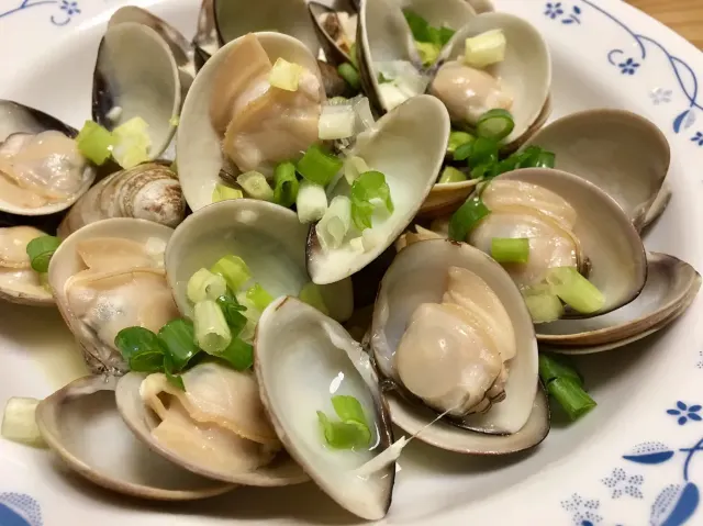 毛豆、蛤蜊