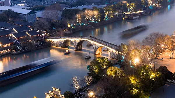 京杭大運河杭州景區