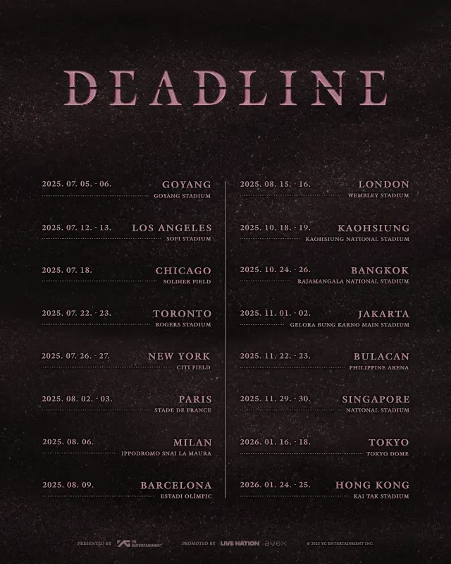 BLACKPINK WORLD TOUR <DEADLINE>