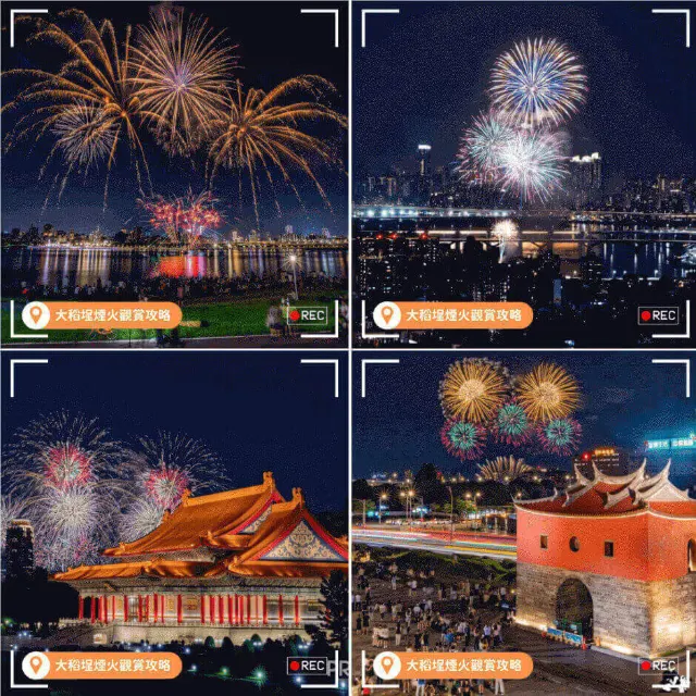 8月大稻埕煙火 | 建議觀賞點