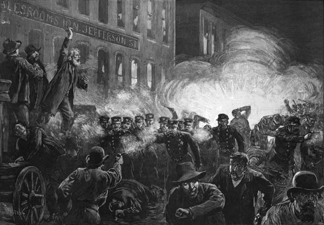 haymarket affair painting photo