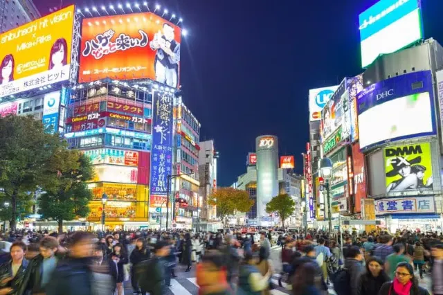 澀谷跨年街頭氣氛