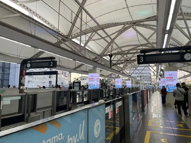peron MRT jakarta