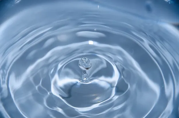 Close-up of a water ripple