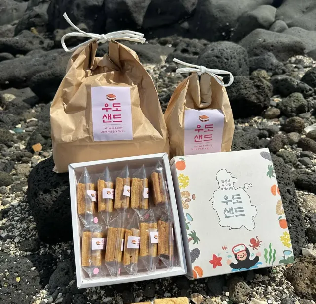 udo sand 牛島花生夾心餅乾