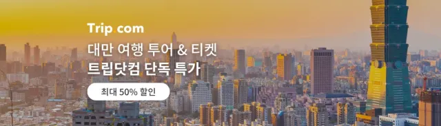 대만 여행 할인