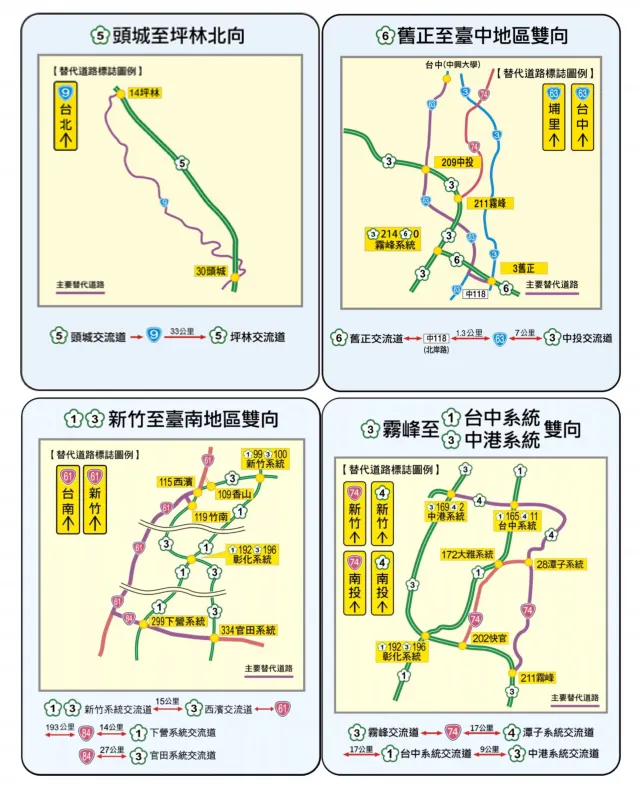 光復節替代道路