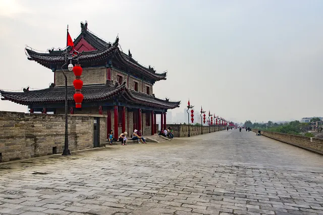 xi'an city wall