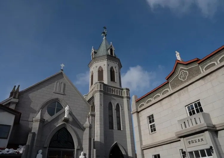 雪景色に包まれた冬の北海道 函館旅