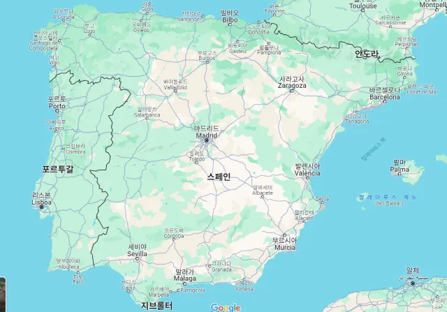스페인 지도