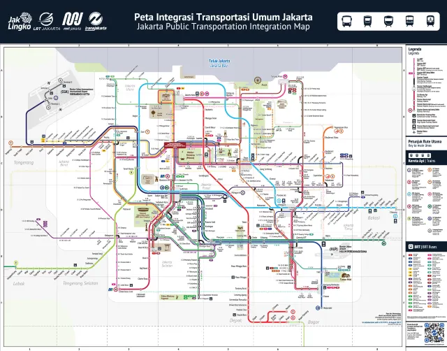 trans jakarta map