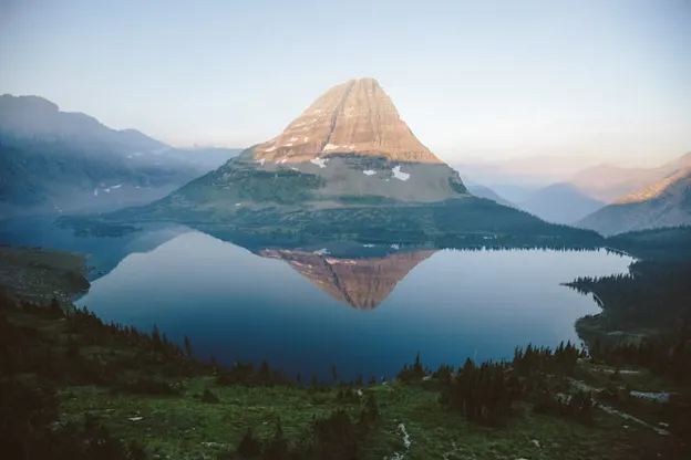 A summit in Glacier National Park