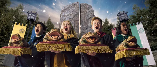 大阪環球影城聖誕節 假日青蛙合唱團