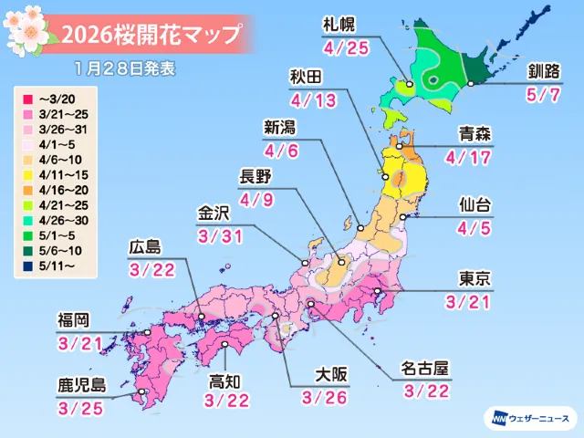 桜前線