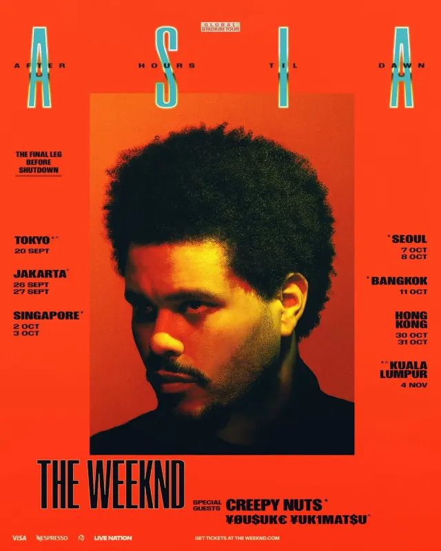 the weeknd concert poster