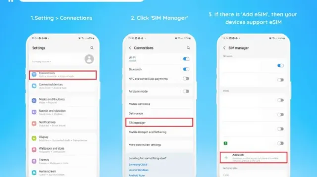 태국 eSIM 사용방법