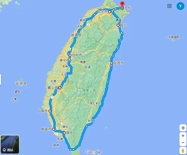 1m臺灣環島自駕線