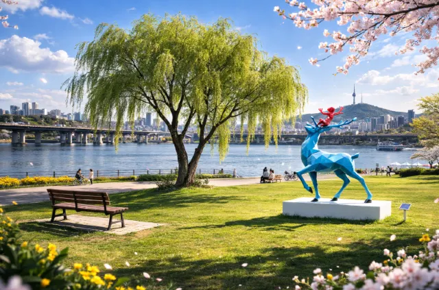 한강공원 조각작품 순환전시