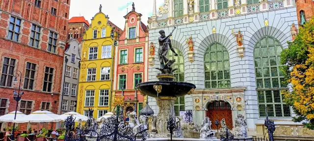 Фонтан Нептуна в Гданьске