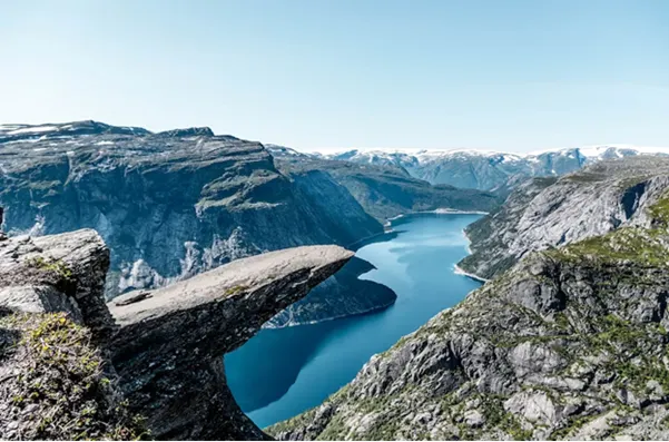 Un fjord en Norvège