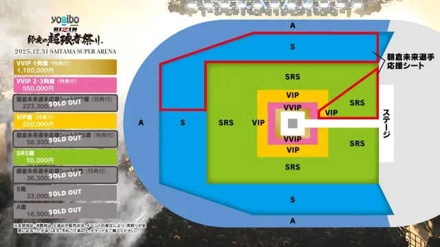 チケット料金（全席指定・税込）